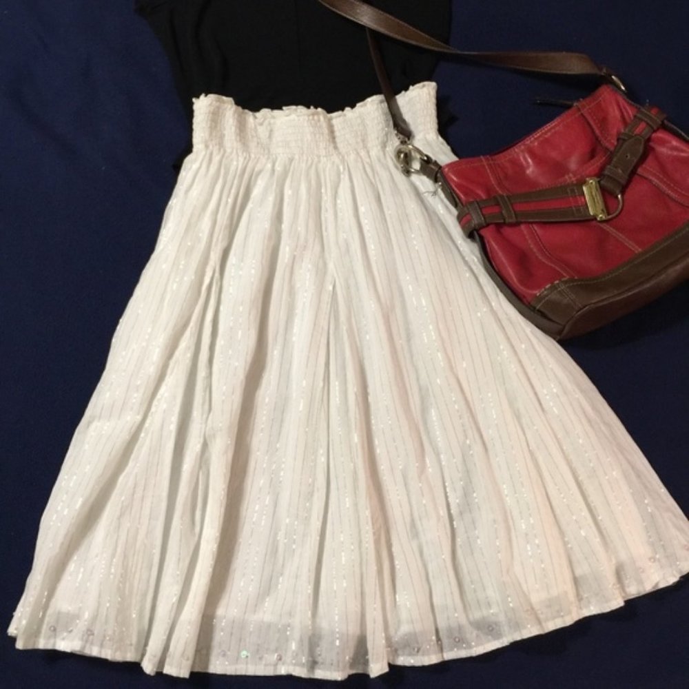 White Cotton Skirt